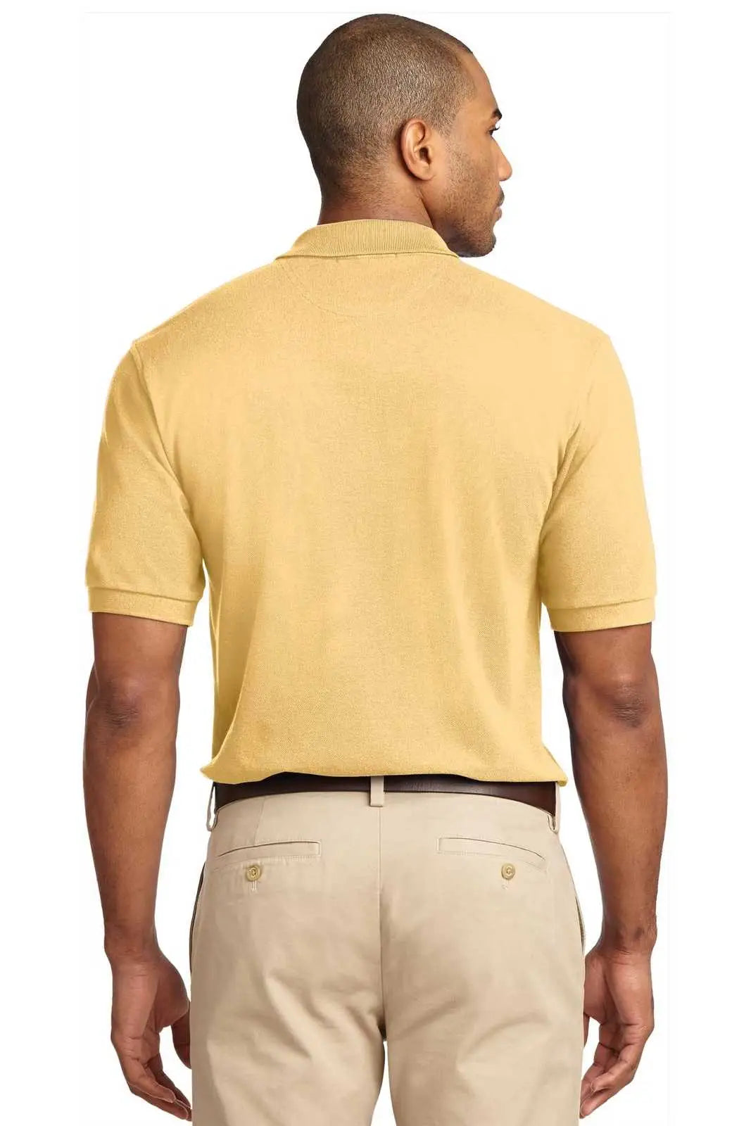 Port Authority K420 Heavyweight Cotton Pique Polo - Yellow