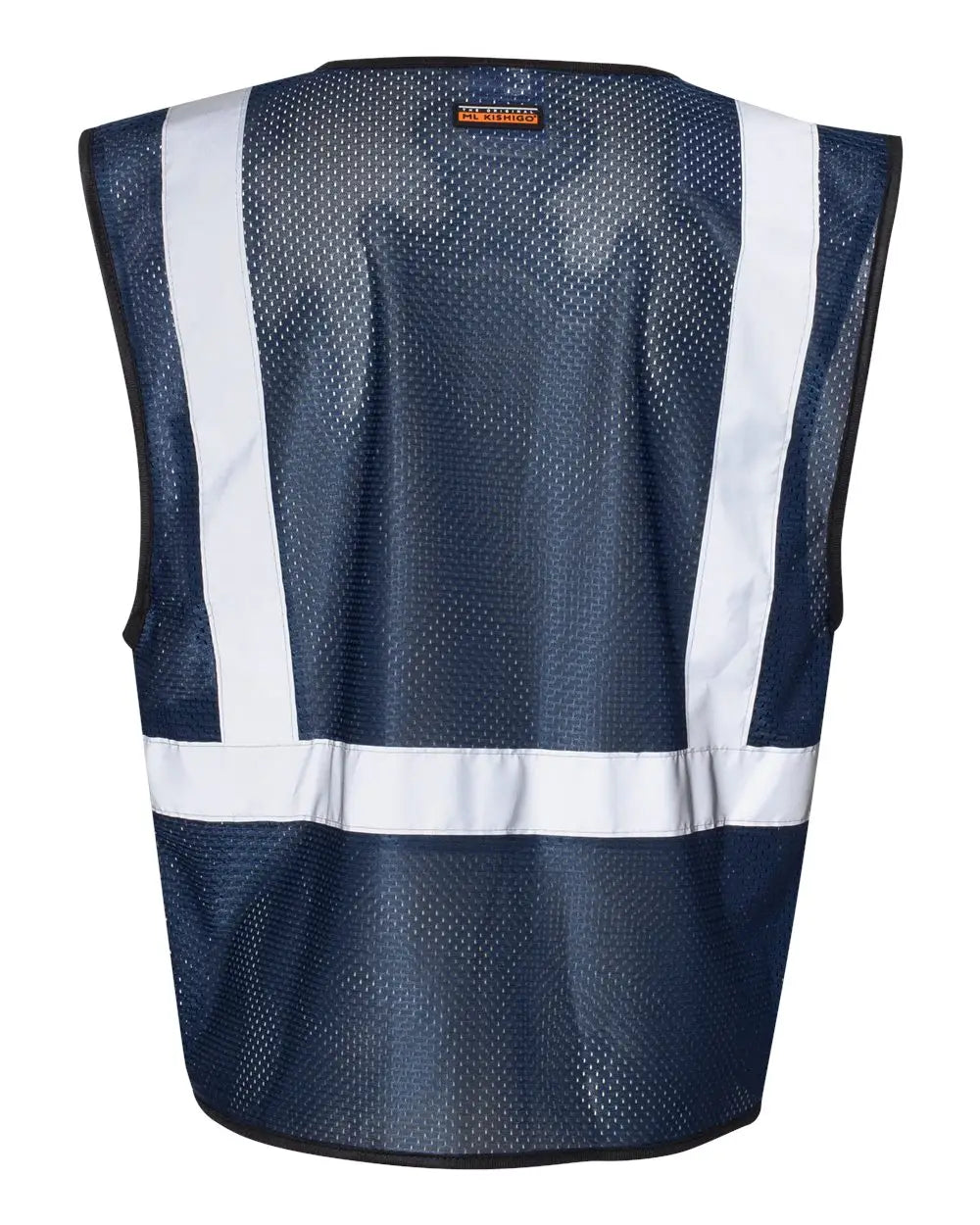 Kishigo B120-b131 Ev Series Enhanced Visibility Non-ansi Vest - B120-131 - Navy Blue - B127 - Adult S/m