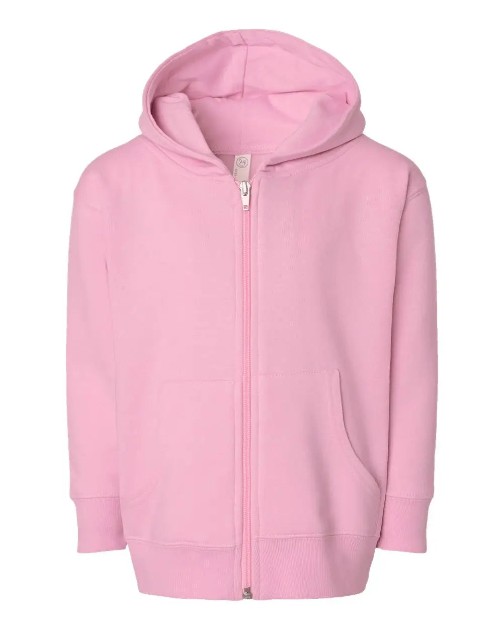 Rabbit Skins 3346 Toddler Full-zip Fleece Hoodie - Pink - 2t