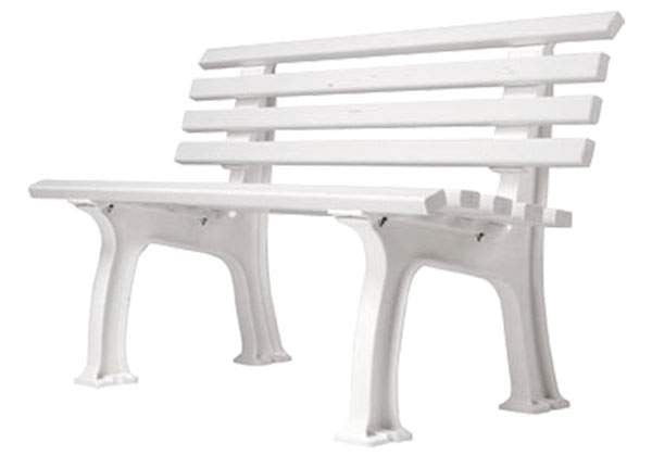 4’ Courtside Bench (green) - Wht / Os