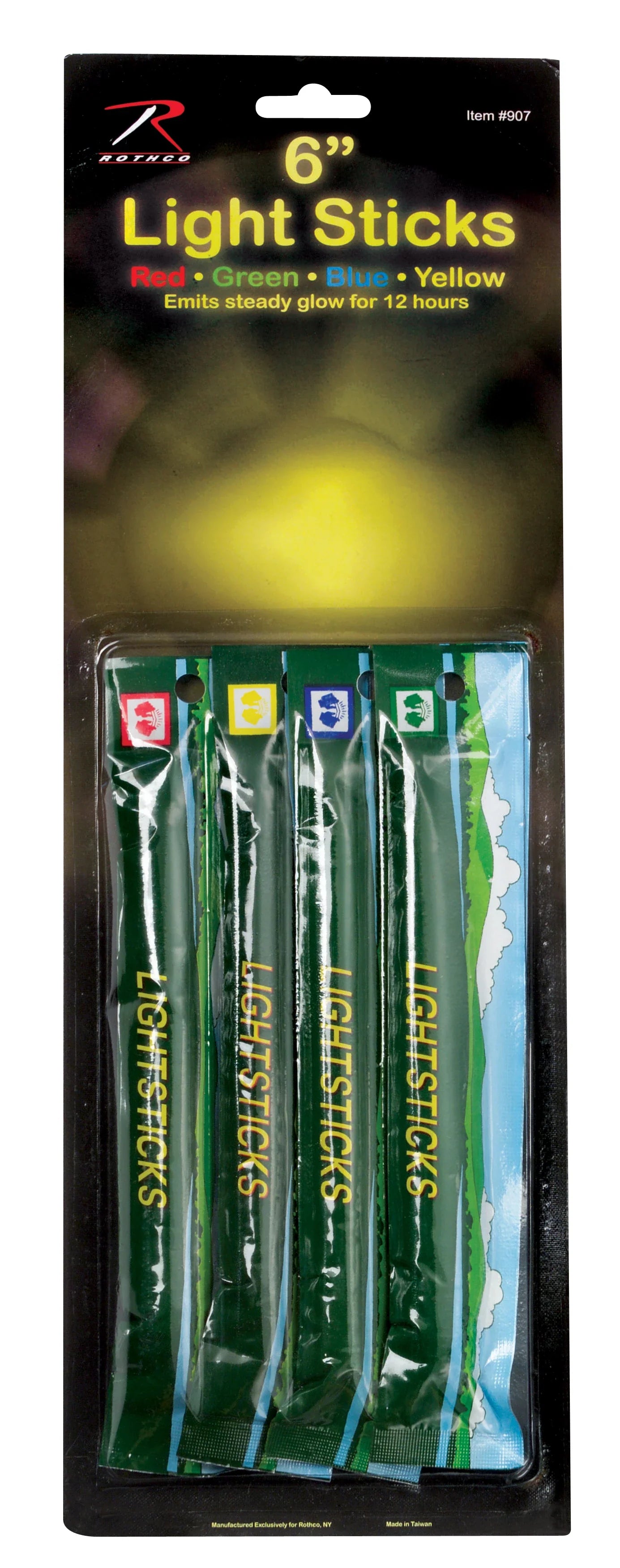 4-pack 6’’ Chemicals Lightsticks