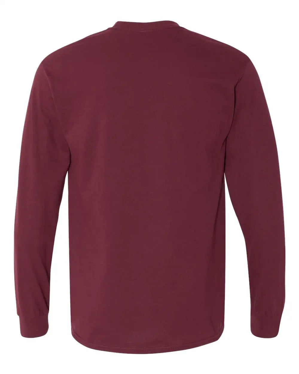 Gildan 5400 Heavy Cotton™ Long Sleeve T-shirt - Maroon - s
