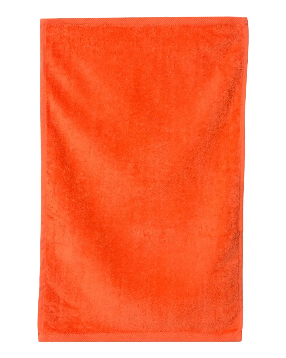 Q-tees T200 Hemmed Hand Towel - Orange - Forest / one Size Fits Most
