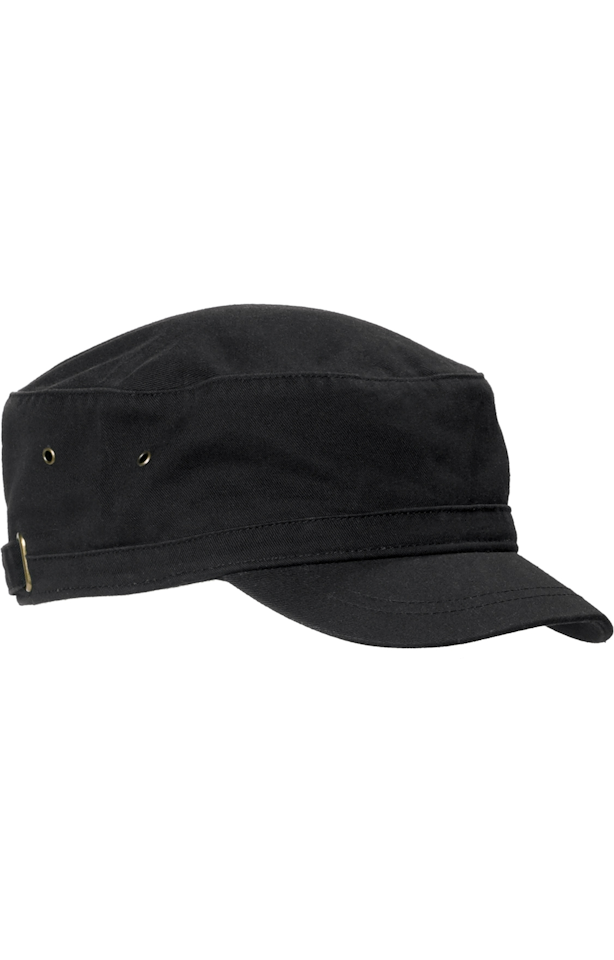 Big Accessories BA501 Cadet Cap - Black