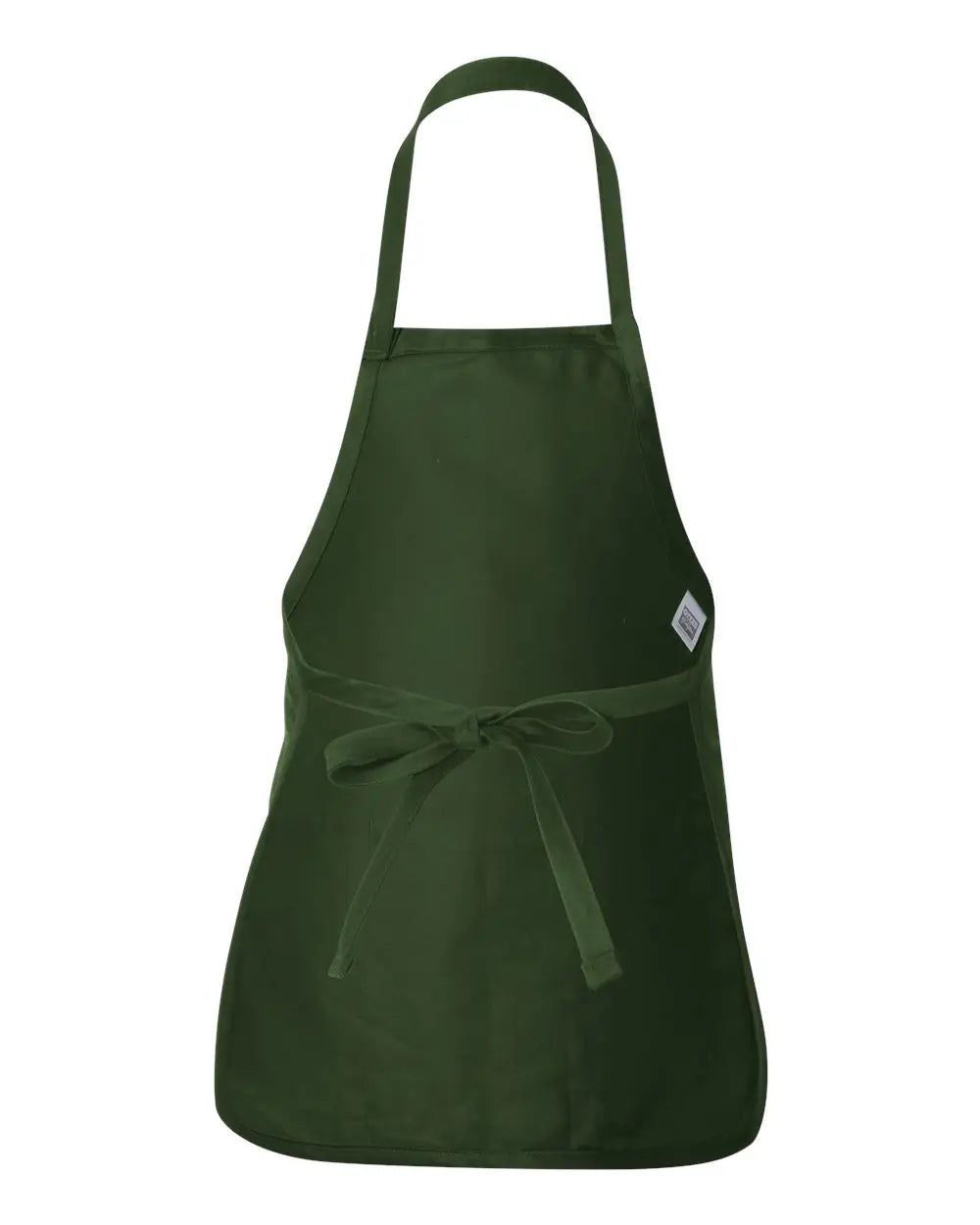 Q-tees Q4250 Full-length Apron with Pouch Pocket - Forest - one Size Fits Most