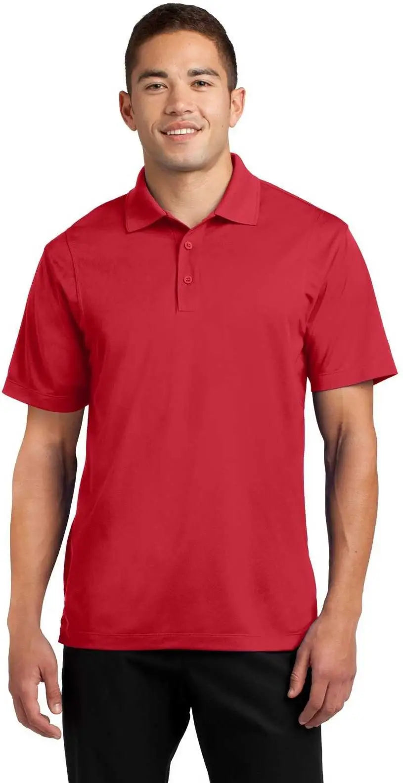 Sport-tek Tst650 Tall Micropique Sport-wick Polo - True Red