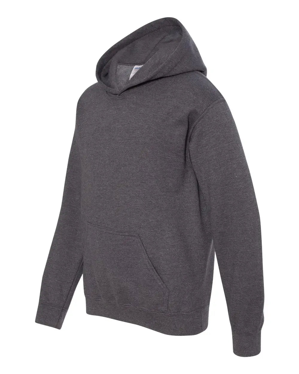 Gildan 18500b Heavy Blend™ Youth Hooded Sweatshirt - Dark Heather - Gray / Xs