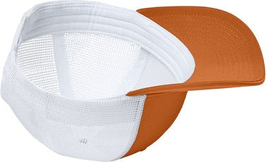 Sport-Tek STC46 Club Trucker Cap - Texas Orange  White