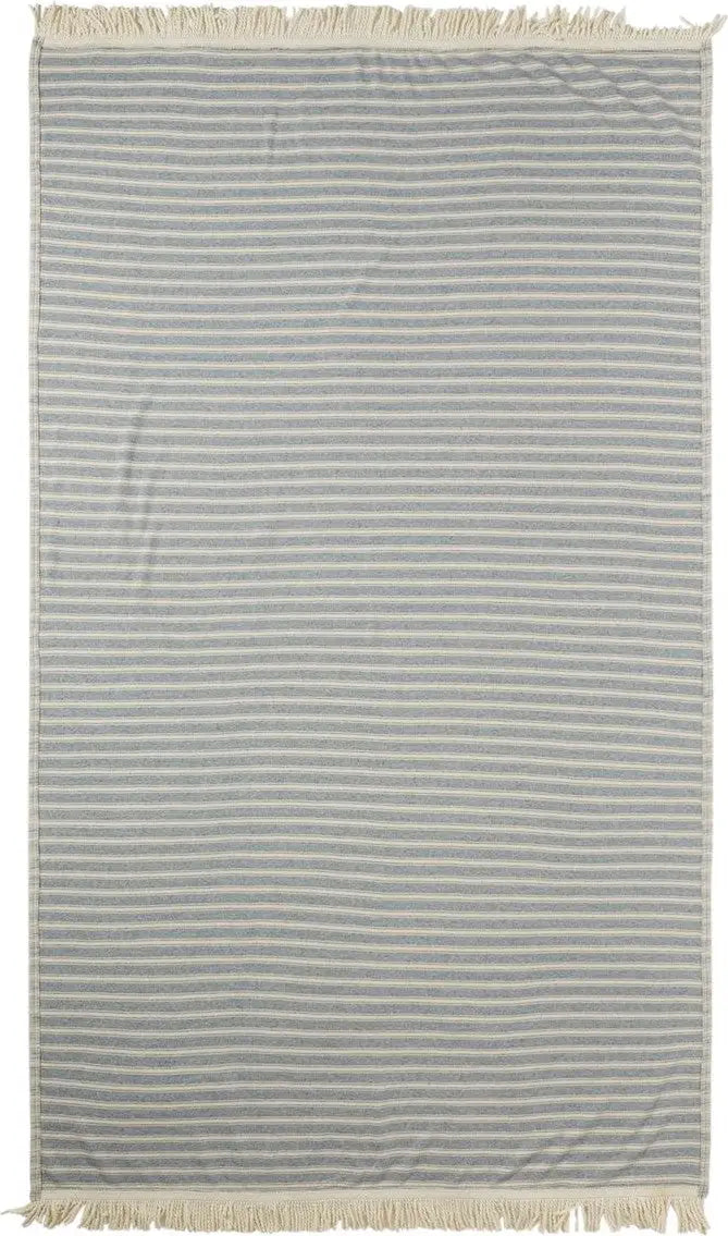 J. America 8691 Baja Blanket - Natural Mist Blue - one Size Fits Most