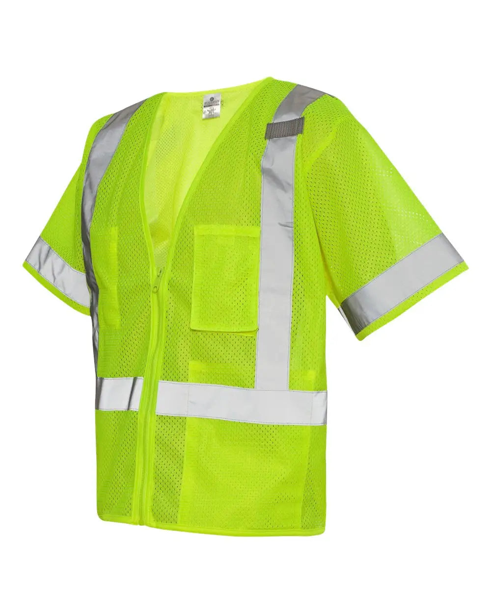 Kishigo 1264-1265 Class 3 Economy Vest - Lime - m