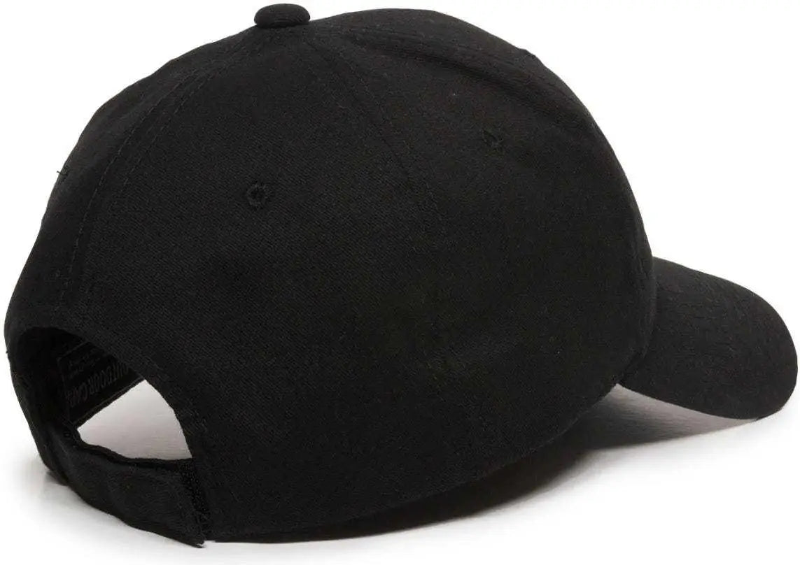 Oc Sports Bct-600 Pro Style Cotton Twill - Black - 6 7/8’’ - 7 1/2’’