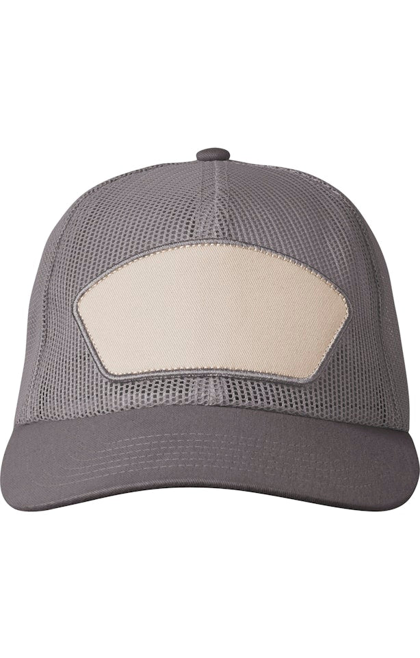 Big Accessories BA682 Homestead Mesh Trucker Cap - Dark Charcoal  Dark Charcoal