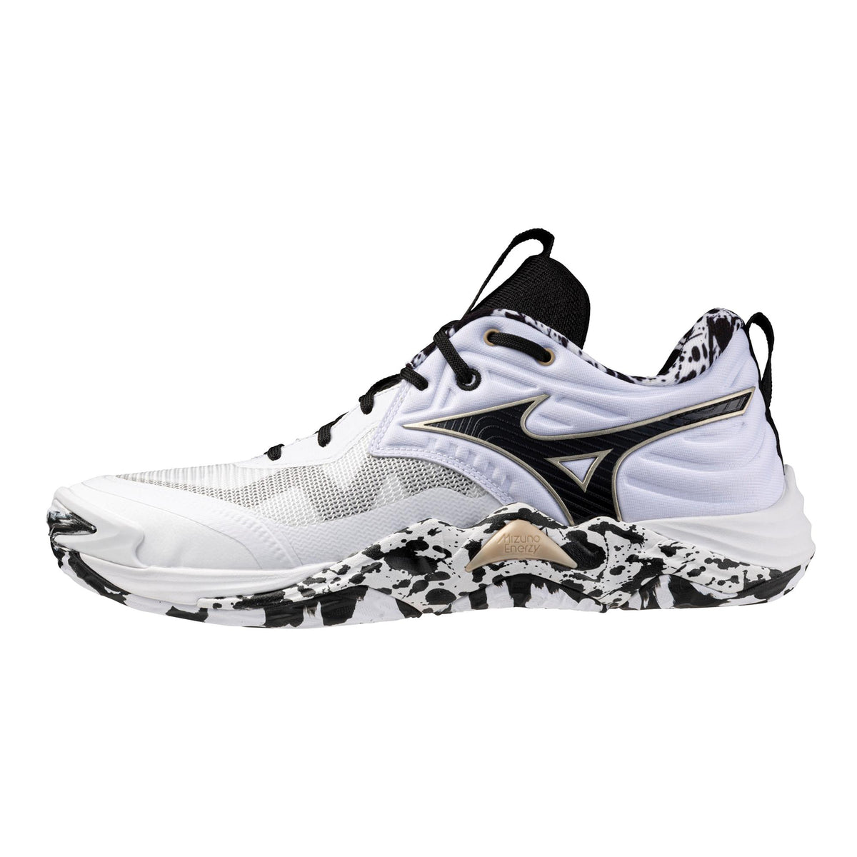 Mizuno Wave Momentum Elite Unisex Volleyball Shoe - White Gold