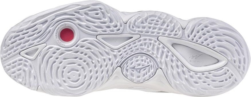 Mizuno Wave Momentum 4 Elite Women's Volleyball Shoe - White Silver