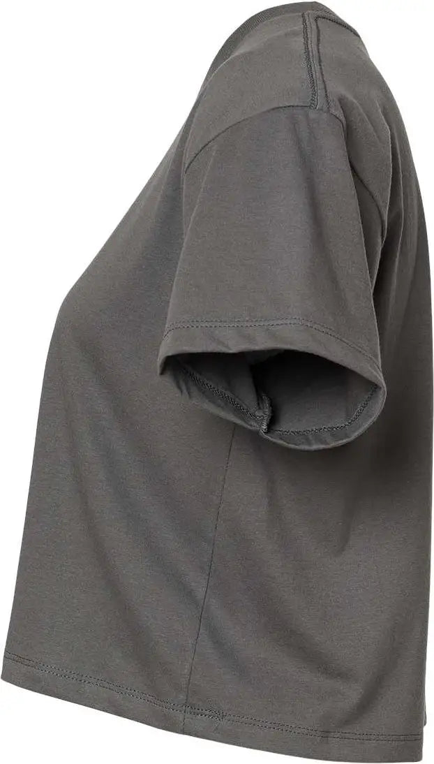 Next Level 1580 Women’s Ideal Crop Tee - Dark Gray
