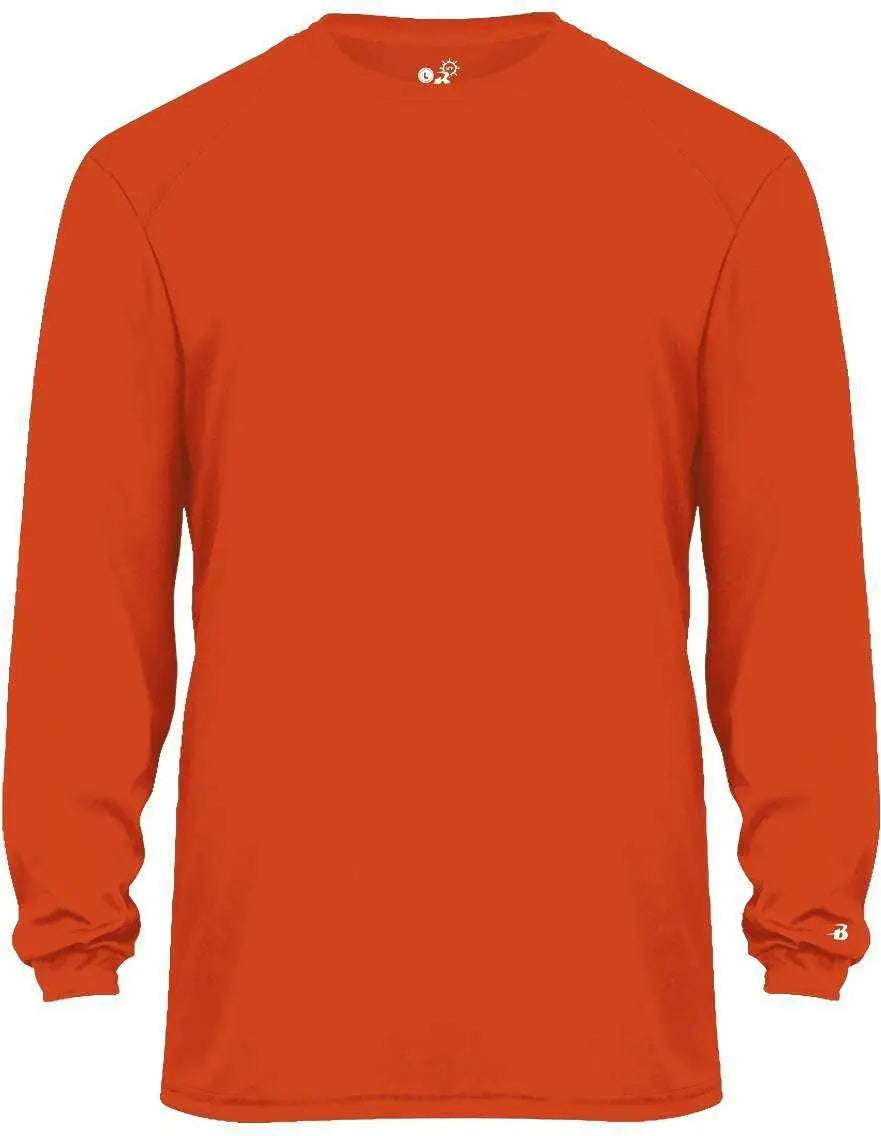 Badger Sport 2004 Ultimate Softlock Youth Long Sleeve Tee - Orange