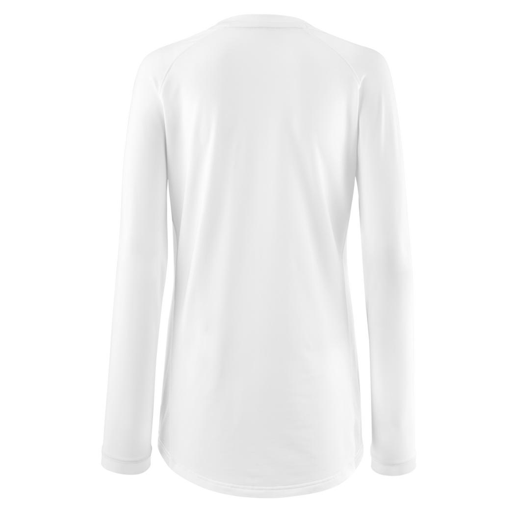 Mizuno Women's Spike Long Sleeve Volleyball Jersey - White