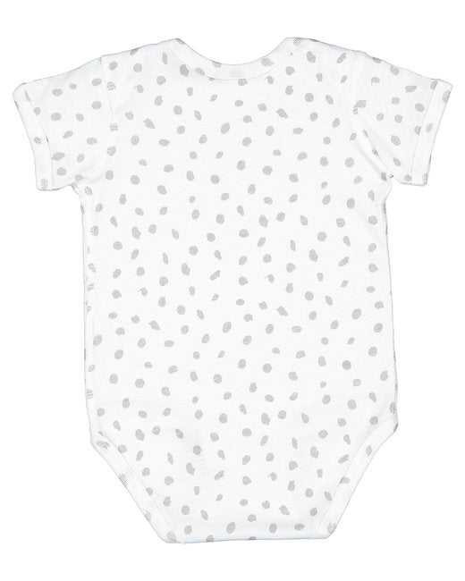 Rabbit Skins 4424 Infant Fine Jersey Bodysuit - White Spot - HIT a Double - 2