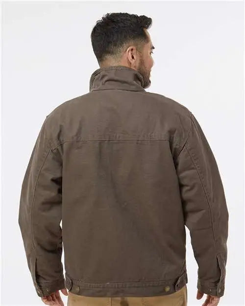 Dri Duck 5028 Maverick Boulder Cloth™ Jacket with Blanket Lining - Tobacco
