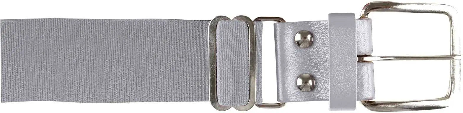 Champro A060 Brute Baseball Belt Leather Tab (6 Pk) - Gray