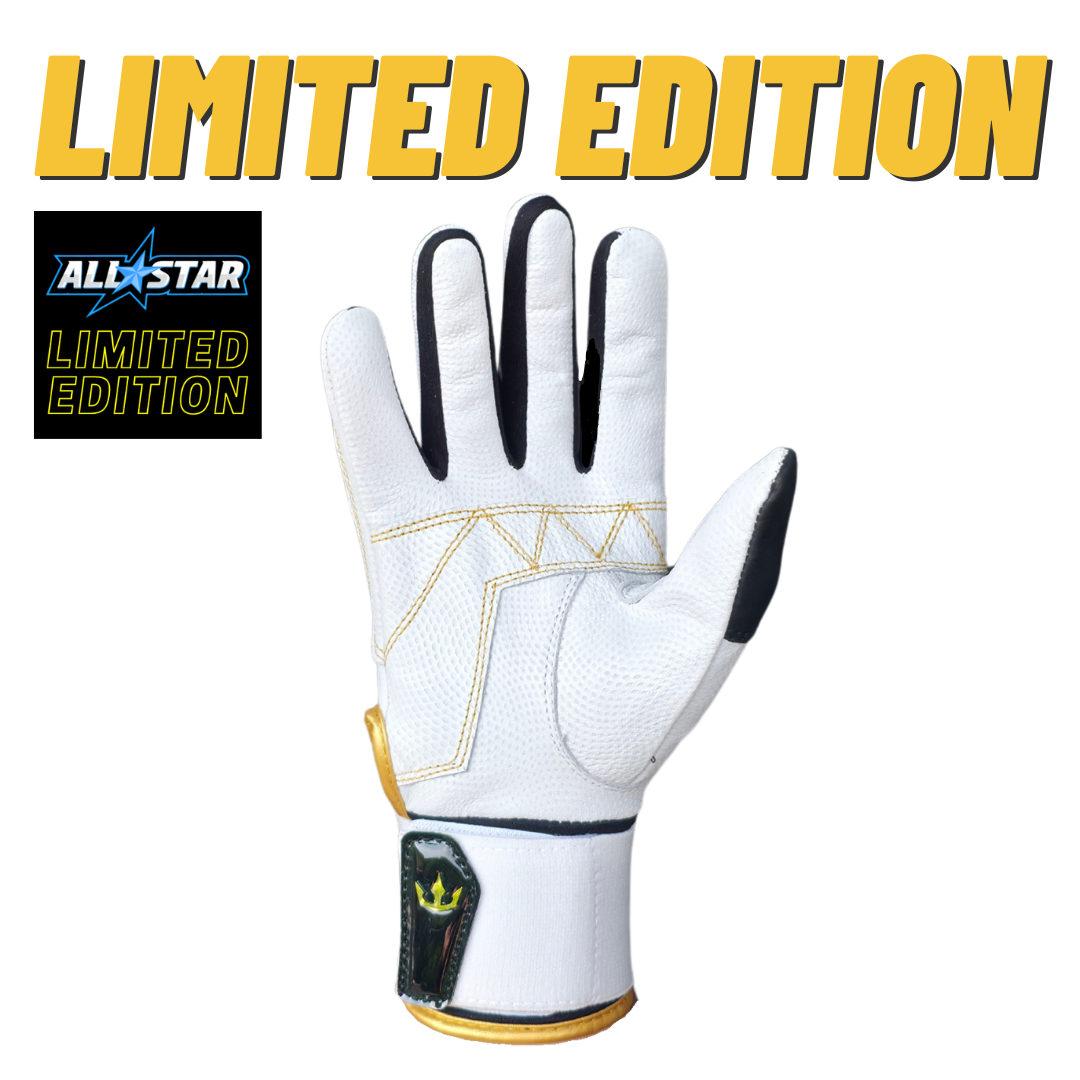 Dynasty Batting Gloves the Bomb Squad Series "All-Star Edition" - White/Gold