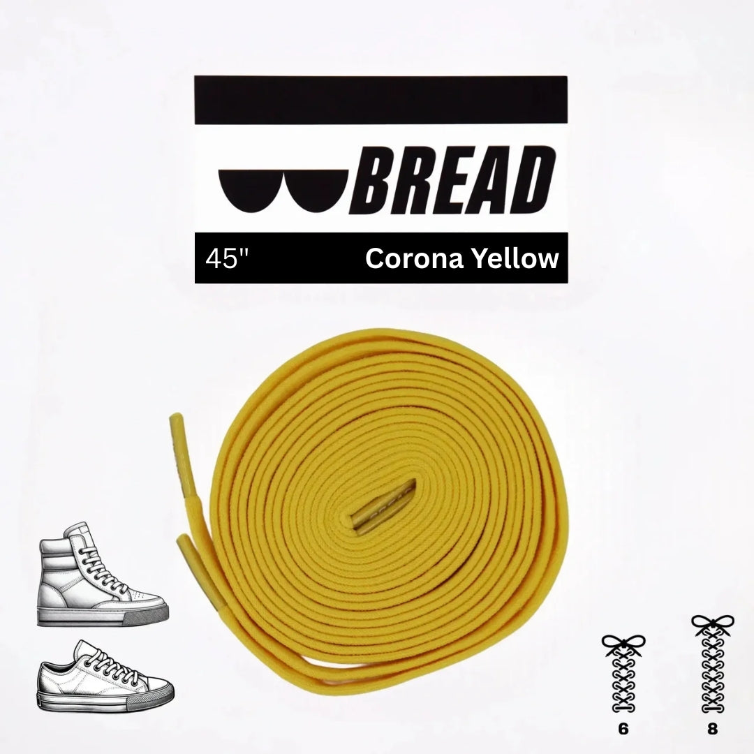 Bread Elastic Shoelace - Corona Yellow