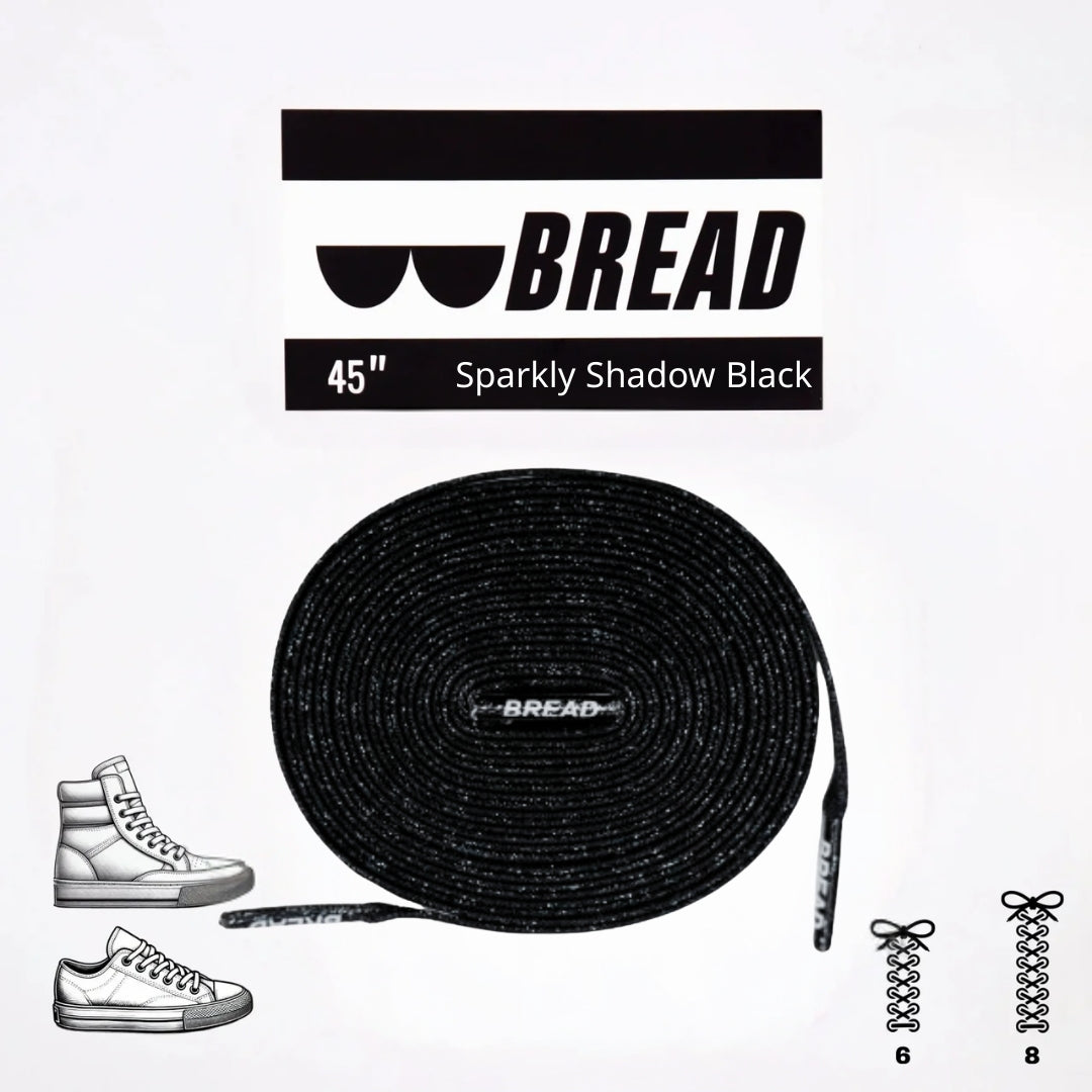 Bread Elastic Shoelace - Shadow Black
