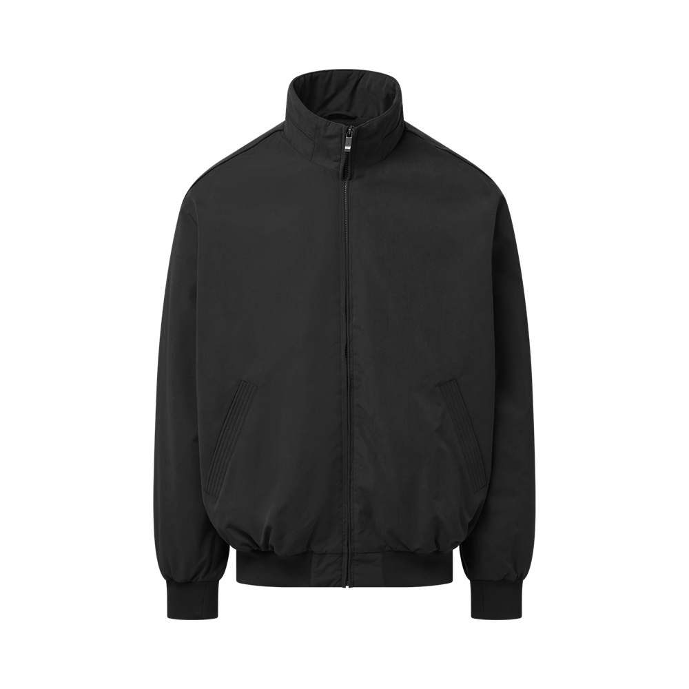 MV Sport 27712 Weatherproof Microfiber Fleece Lined Jacket - Black Front
