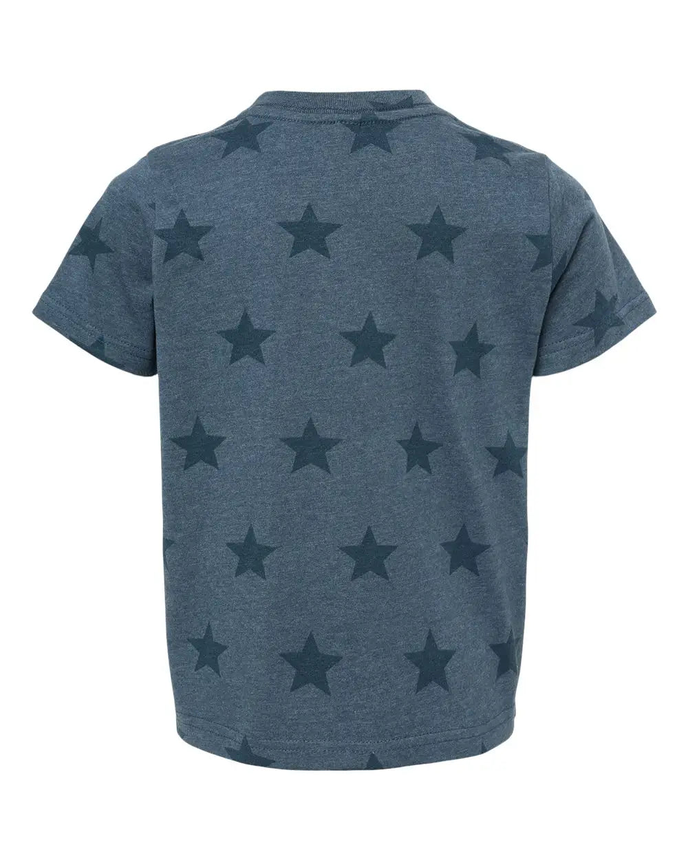 Code Five 3029 Toddler Star Print Tee - Denim - Blue / 4t