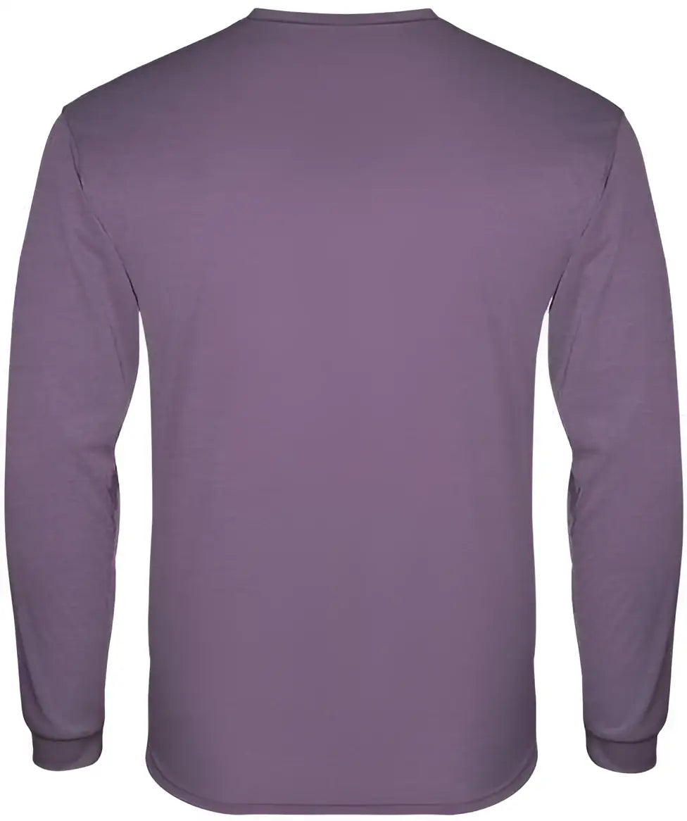 Badger Sport 2944 Tri-blend Long Sleeve Youth Tee - Purple Heather
