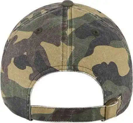 47 Brand 4700 Clean Up Cap - Camo Green - one Size Fits Most