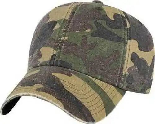 47 Brand 4700 Clean Up Cap - Camo Green - one Size Fits Most