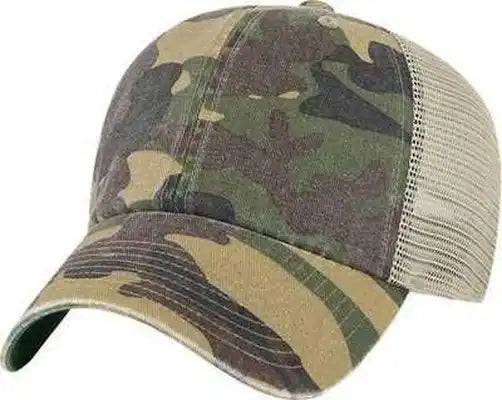 47 Brand 4710 Trawler Cap - Camo Green - one Size Fits Most