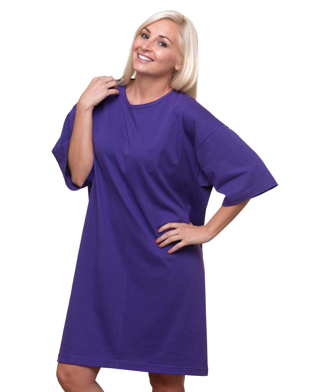 Bayside 3303B Women's USA-Made Scoop Neck Cover-Up - 3303