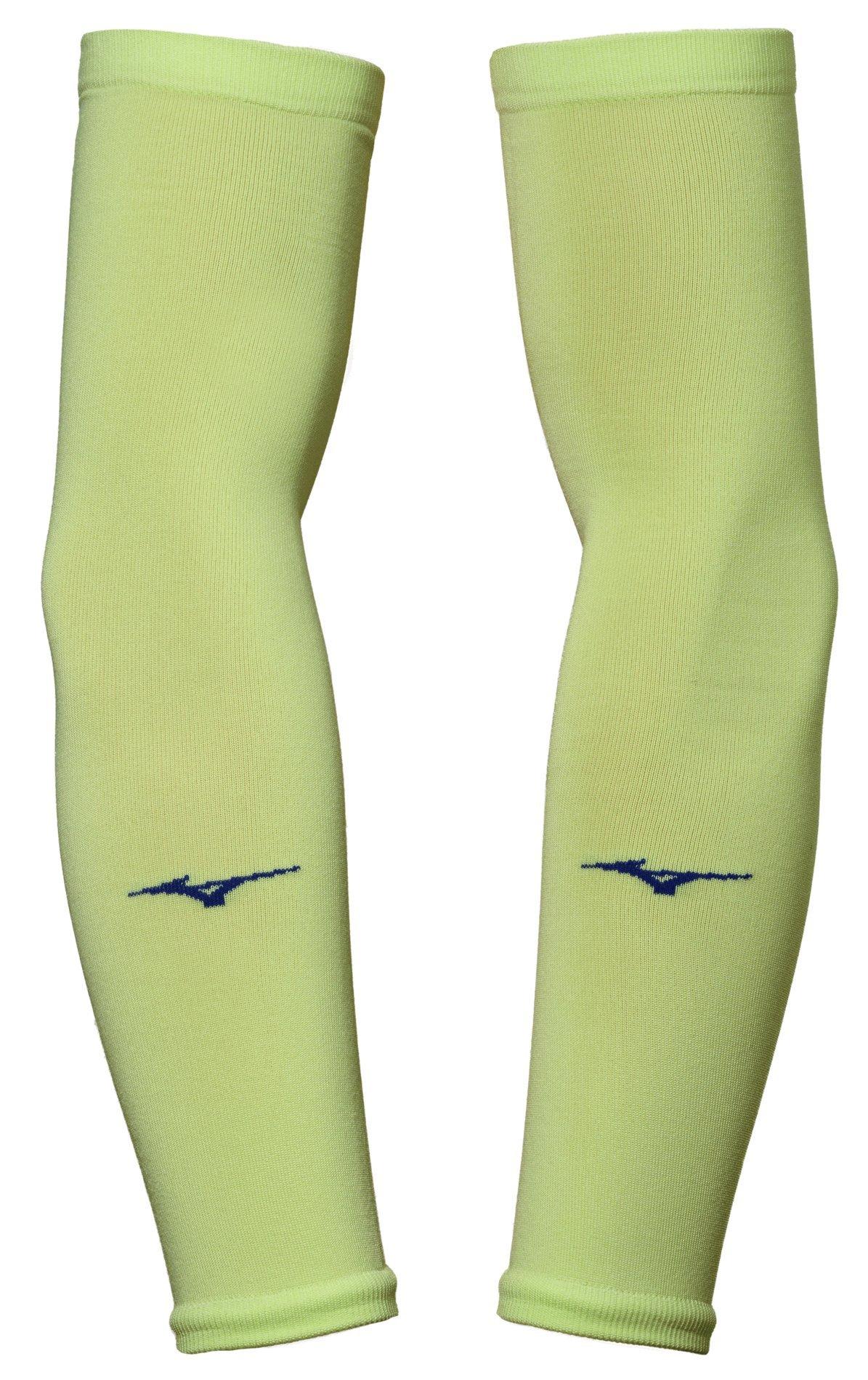 Mizuno 480186 Volleyball Arm Sleeves Pair - Lightning Yellow - One Size Fits Most
