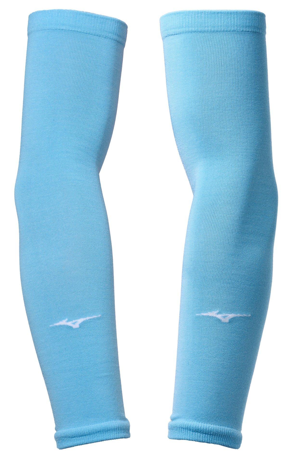 Mizuno 480186 Volleyball Arm Sleeves Pair - Light Blue - One Size Fits Most