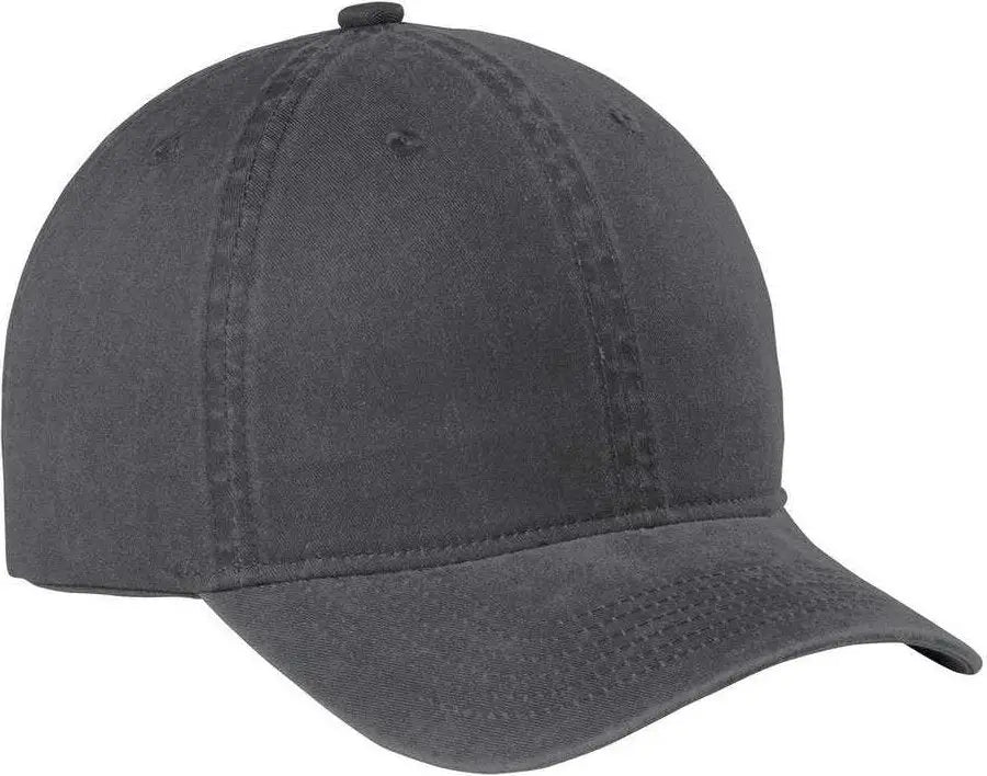 Port Authority C942 Beach Wash Cap - Coal - Dark Gray / Osfa