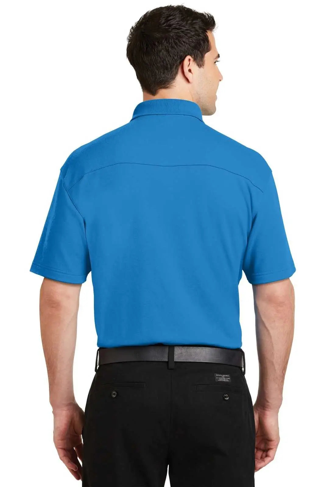Port Authority K5200 Silk Touch Interlock Performance Polo - Brilliant Blue