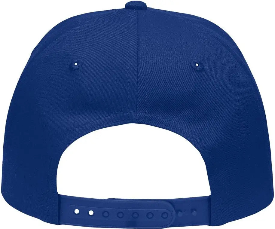 Sportsman Sp1400 Lo-pro Solid Back Traditional Trucker Cap - Royal - one Size Fits Most