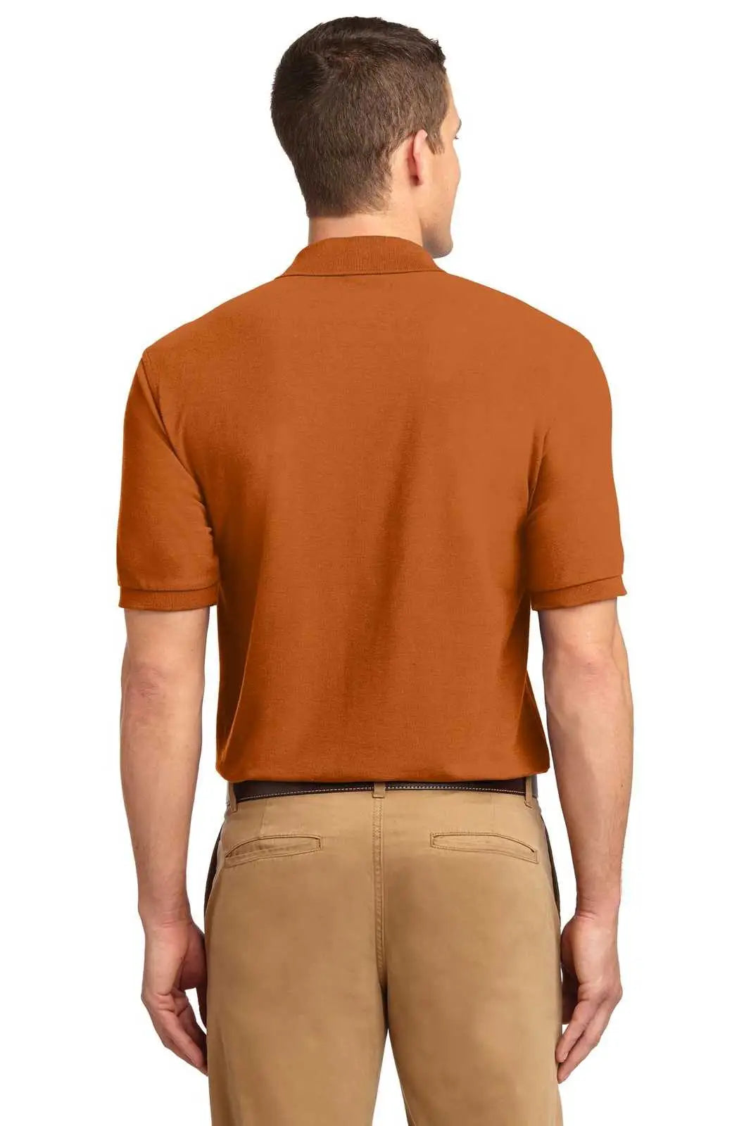 Port Authority K500es Extended Size Silk Touch Polo - Texas Orange