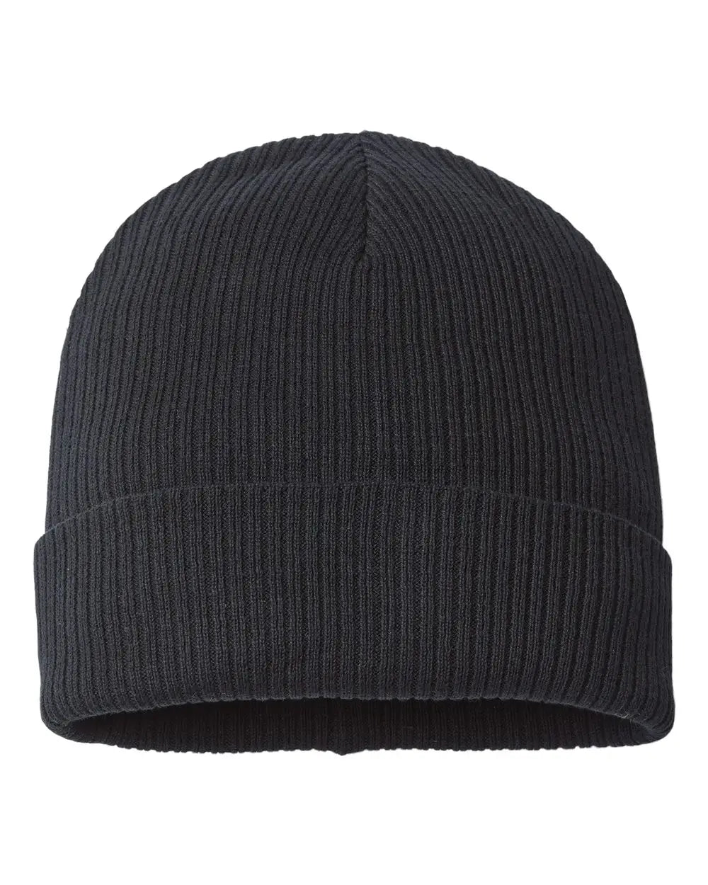 Atlantis Headwear Nelson Sustainable Cuffed Beanie - Black - one Size Fits Most