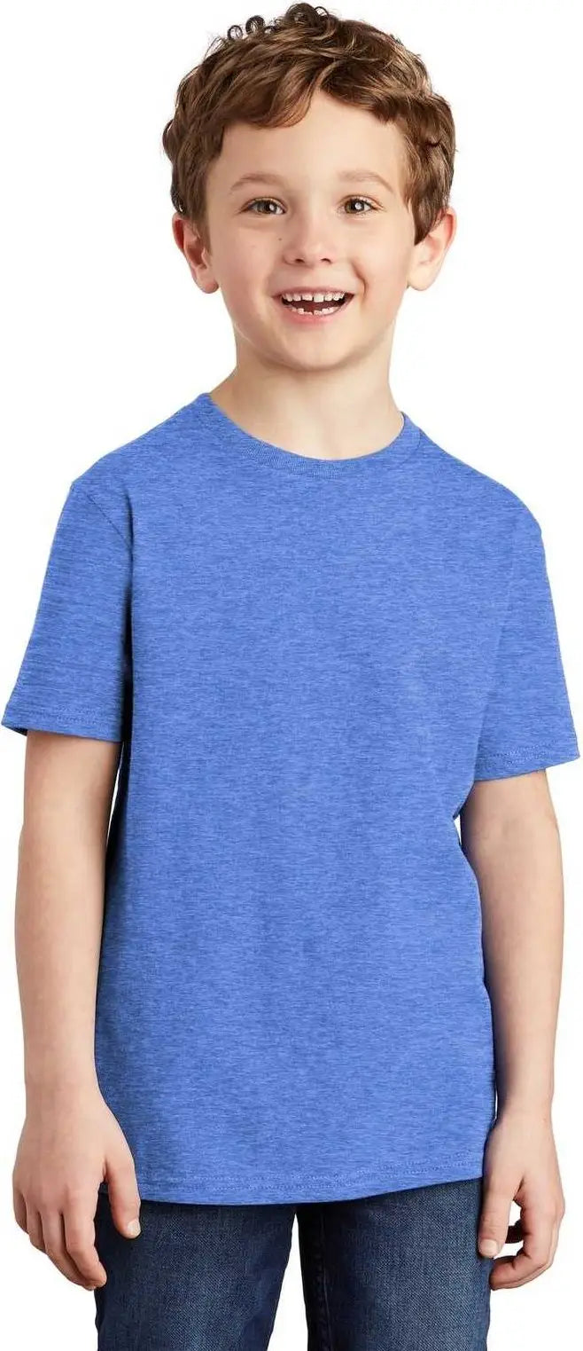 District Dt6000y Youth Very Important Tee - Heathered Royal