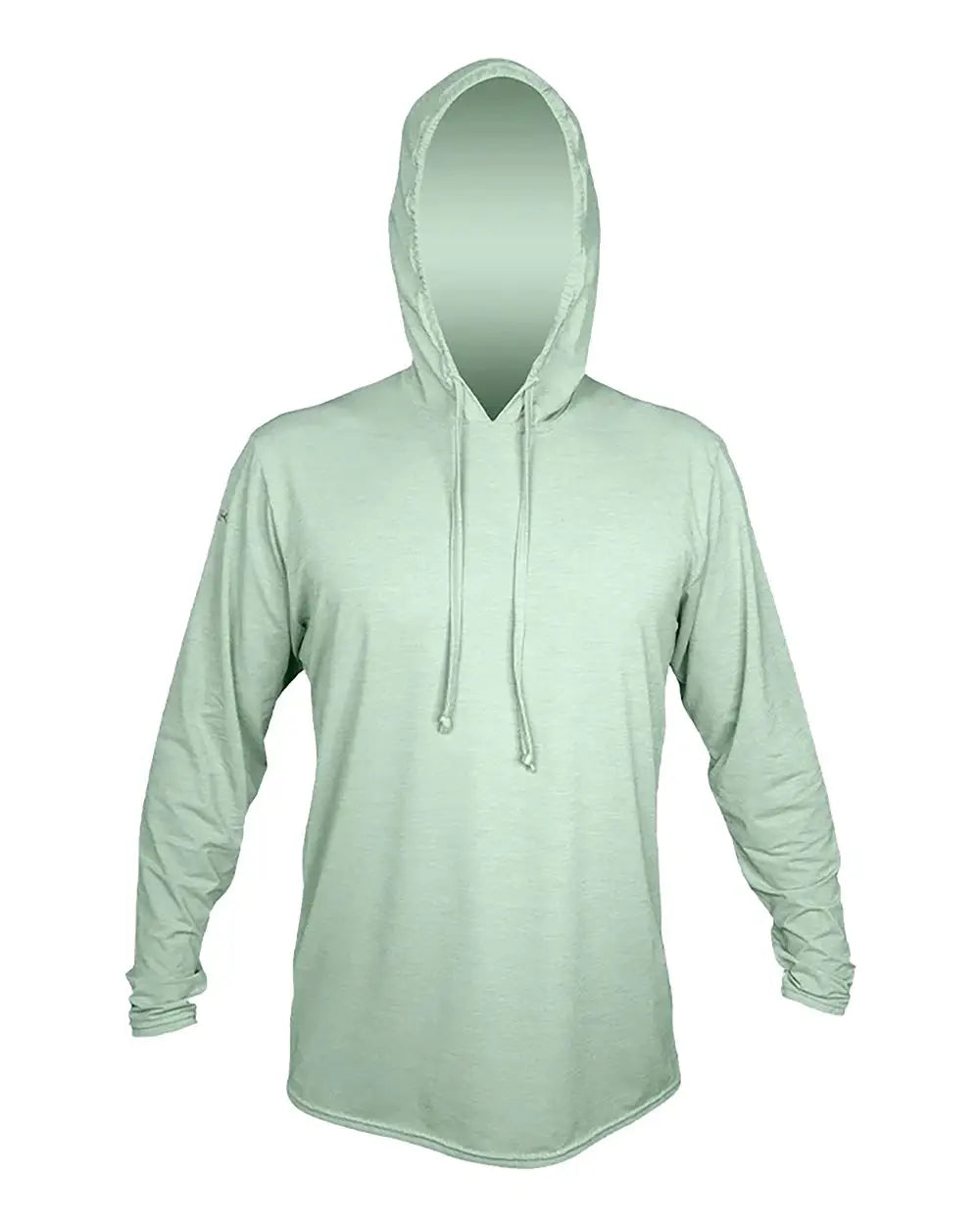 Anetik Mvlprh8 Low Pro Tech Hooded Long Sleeve T-shirt - Olive Heathered - Xs