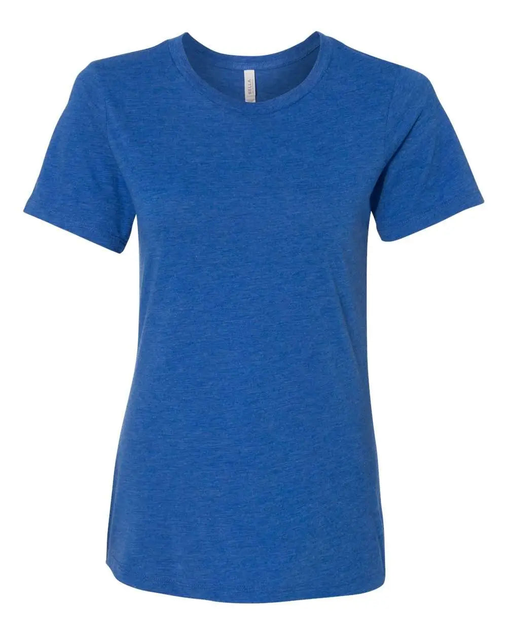 Bella + Canvas 6413 Women’s Relaxed Fit Triblend Tee - True Royal - s