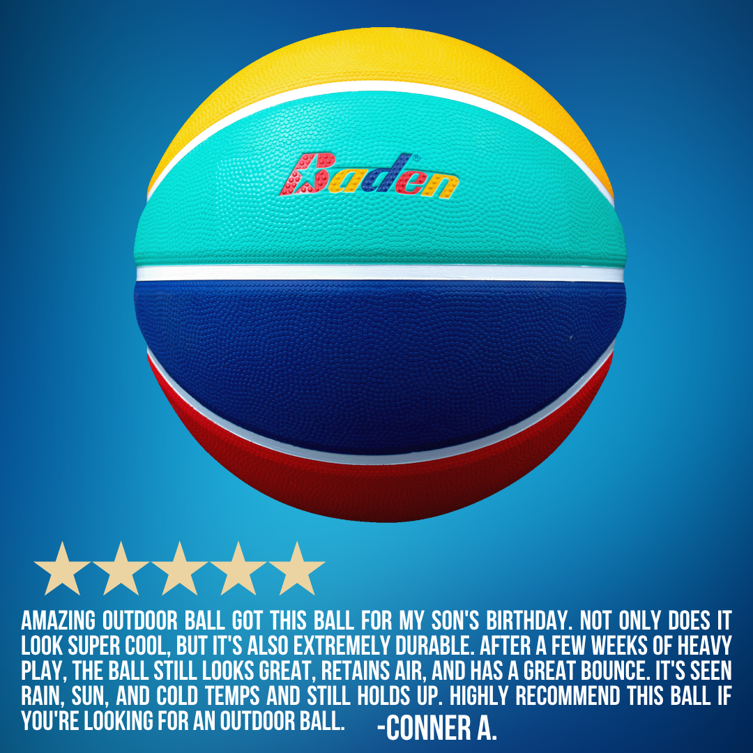 Baden Sports Legend Court Canvas Outdoor Game Rubber Basketball