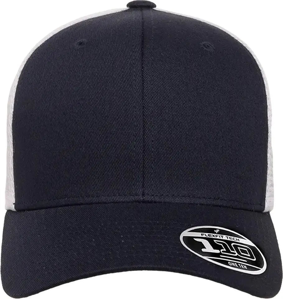 Flexfit 110m 110® Mesh-back Cap - Navy White - one Size Fits Most