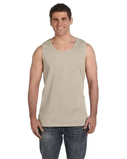Bayside 6500b Usa-made Tank Top - 6500 - Sand - Adult Xl