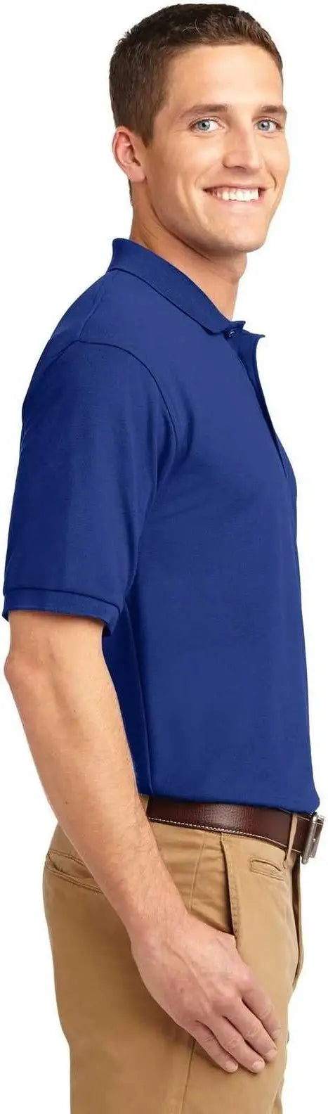 Port Authority K500es Extended Size Silk Touch Polo - Royal