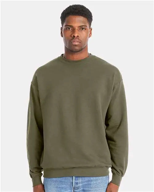 Hanes Rs160 Perfect Sweats Crewneck Sweatshirt - Fatigue Green