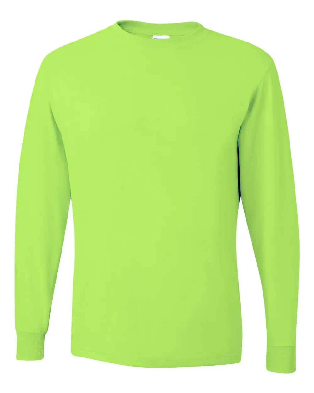 Jerzees 29lsr Dri-power® Long Sleeve 50/50 T-shirt - Safety Green - s